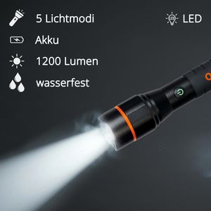 Produktbild für Taschenlampe OSRAM LEDinspect TORCH 1200 LED, aufladbar