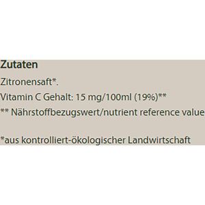 Produktbild für Zitronensaft BioZentrale Direktsaft, BIO
