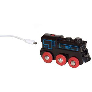 Produktbild für Spielzeugeisenbahn BRIO 33599 Schwarze Akku-Lok