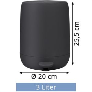 Produktbild für Mülleimer Blomus SONO Magnet, anthrazit