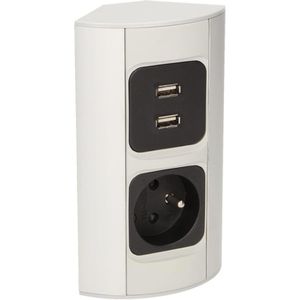 Produktbild für Tischsteckdose Orno AE-1310, mit 0,5 m Kabel