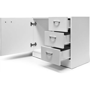 Produktbild für Waschbeckenunterschrank CASARIA 100493, stehend
