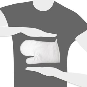 Produktbild für Ofenhandschuh Rayher 3833800, weiß