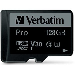 Micro-SD-Karte Verbatim Pro, 47044, 128GB