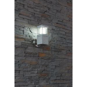 Produktbild für Wandleuchte Heitronic La Mer Granit &amp; Edelstahl für außen IP44