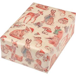 Jung-Design Geschenkpapier Vintage, bunt, Graspapier, 50cm x 20m