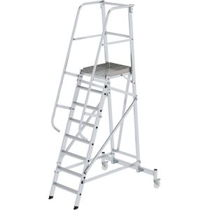 Podestleiter MUNK 52508, mit nivello-Leiterfüße