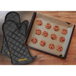 Produktbild für Ofenhandschuh Bartscher Topfhandschuhe 420, schwarz
