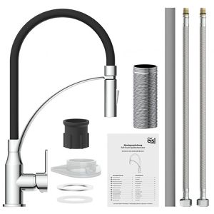 Produktbild für Küchenarmatur EISL CARNEO, chrom / schwarz