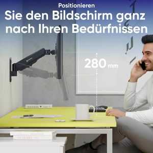 Produktbild für TV-Wandhalterung Onkron G120-B, bis 8 kg