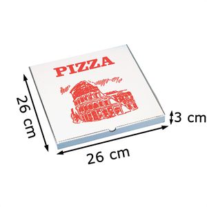 Produktbild für Pizzakarton Papstar 90003, 26 x 26 cm