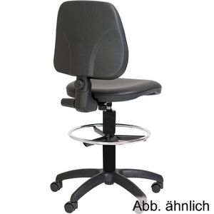 Produktbild für Arbeitsstuhl Topsit Industry, IND201, schwarz
