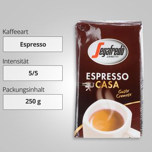 Produktbild für Kaffee Segafredo Espresso Casa Gusto Cremoso