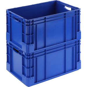 Produktbild für Eurobox Alpha-Paletten Silverline, blau, 60 Liter