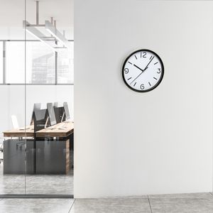 Produktbild für Wanduhr TFA 60.3033.01, Kunststoff, analog, Quarzuhr