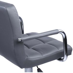 Produktbild für Barhocker Tresko BH-015, drehbar mit Lehne