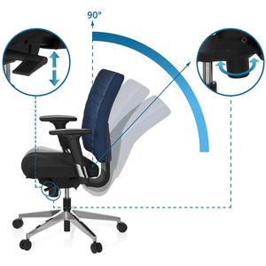 Produktbild für Bürostuhl hJh-OFFICE PRO-TEC 350, 608815