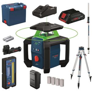 Produktbild für Rotationslaser Bosch 0615A500DH, Lotpunkt &amp; App-Steuerung, Set
