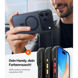 Produktbild für Handyhülle Torras Guardian Magnetic Series, MagSafe, schwarz