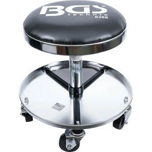 Produktbild für Werkstatthocker BGS-technic 8388, Arbeitssitz, mit Ablagefach