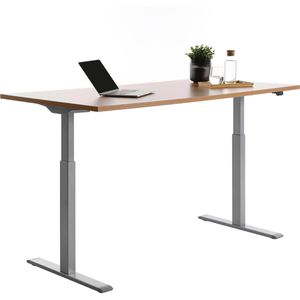 Produktbild für Schreibtisch Topstar E-Table, buche / silber
