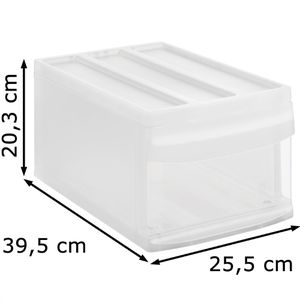 Produktbild für Schubladenbox Rotho 1114300096, Systemix M, A4