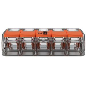 Produktbild für Verbindungsklemme Wago Compact, 221-615/995-006, 5 Leiter