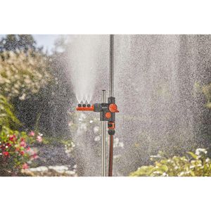 Produktbild für Gartendusche Gardena Duo, 959-20, Kaltwasserdusche, silber