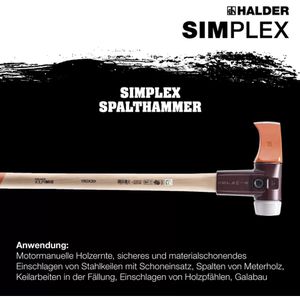 Produktbild für Spalthammer HALDER SIMPLEX, 3007.160
