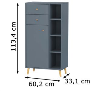 Produktbild für Badschrank Schildmeyer Bjarne 153171, mit 4 Füßen, fjord