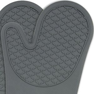 Produktbild für Ofenhandschuh Wenko Topfhandschuhe, 210272100, grau