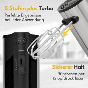 Produktbild für Handmixer LEBENLANG LBL8902, 5 Geschwindigkeiten