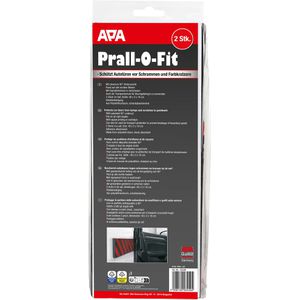 Produktbild für Wandschutz APA Prall-O-Fix, schwarz/rot