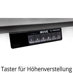 Produktbild für Schreibtisch Kerkmann Move 1 stable, graphit / anthrazit