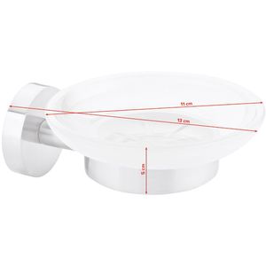 Produktbild für Seifenschale Tesa Moon 40310, weiß