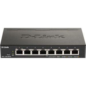 Produktbild für Switch D-Link Gigabit Smart, DGS-1100-08PV2/E, managed