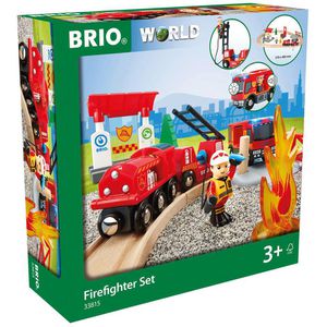 Produktbild für Spielzeugeisenbahn BRIO 33815 Bahn Feuerwehr Set