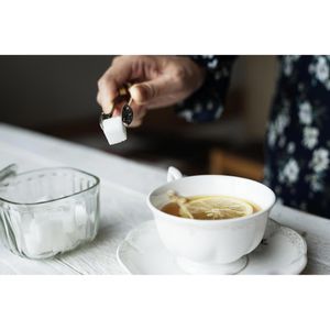 Produktbild für Zuckerzange Gräwe Rosendekor, Zangenende löffelförmig