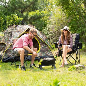 Produktbild für Holzkohlegrill Relaxdays 10026545, Klappgrill