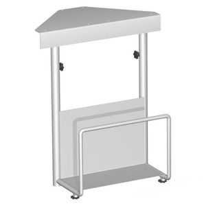 PC-Halterung Geramöbel S-500910-SI, silber