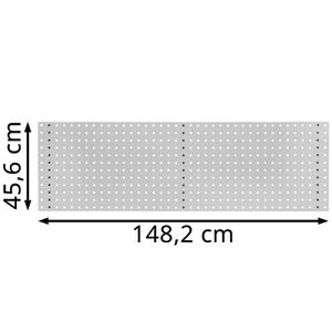 Produktbild für Werkzeugwand ADB 23004, lichtgrau, aus Metall
