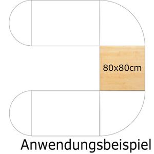 Produktbild für Tischplatte Hammerbacher KP08