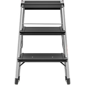 Produktbild für Klapptritt Hailo Master D70, 10000-126, eloxiertes Aluminium