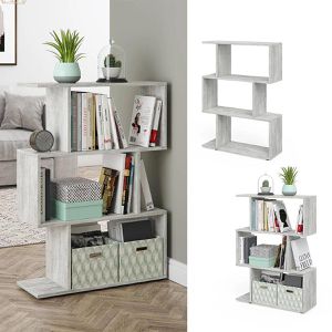 Produktbild für Bücherregal Vicco Levio, grau