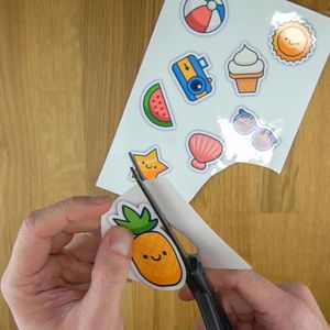 Produktbild für Transferpapier Skullpaper Inkjet Weiss, DIN A4