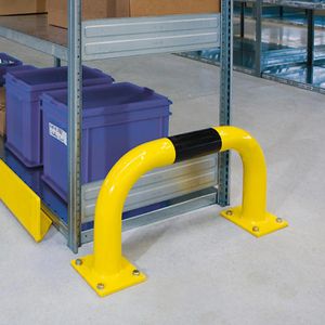 Produktbild für Rammschutzbügel Moravia aus verzinktem Stahl, Außenbereich