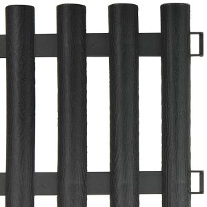 Produktbild für Rasenkante vidaXL 314682, anthrazit, UV-beständig, flexibel