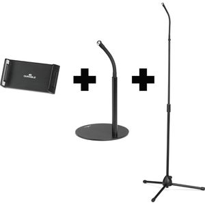 Tablet-Halterung Durable Twist Combi schwarz für Tisch & Boden