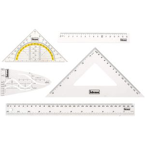 Produktbild für Geometrie-Set Idena abheftbar 22923, 6-teilig