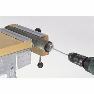 Produktbild für Drahtbürste Wolfcraft gewellt, Zylinderbürste